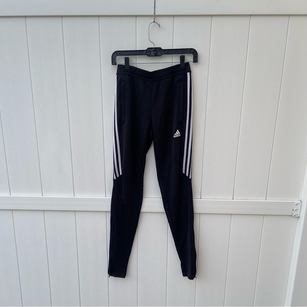 Adidas Tiro Track Pants Climacool, Women’s Size XS, Black Stripes